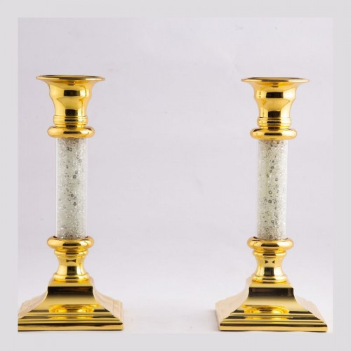 Gold Plated Candle Stand